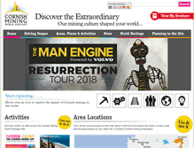 Tablet Screenshot of cornish-mining.org.uk